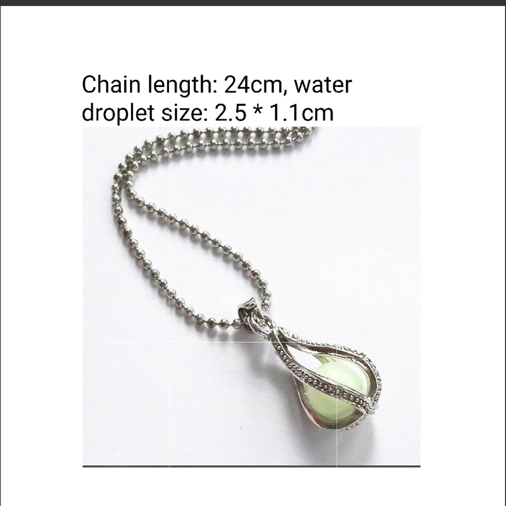 Glow In The Dark pearl   Pendant - Picture 5 of 7